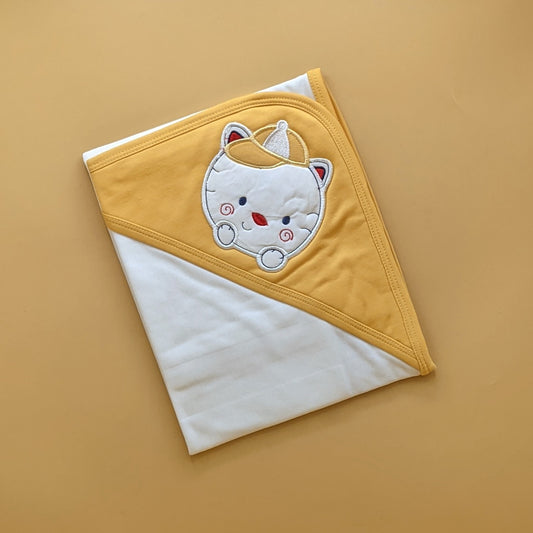 Hooded Wrapping Sheet - Cat/Hat