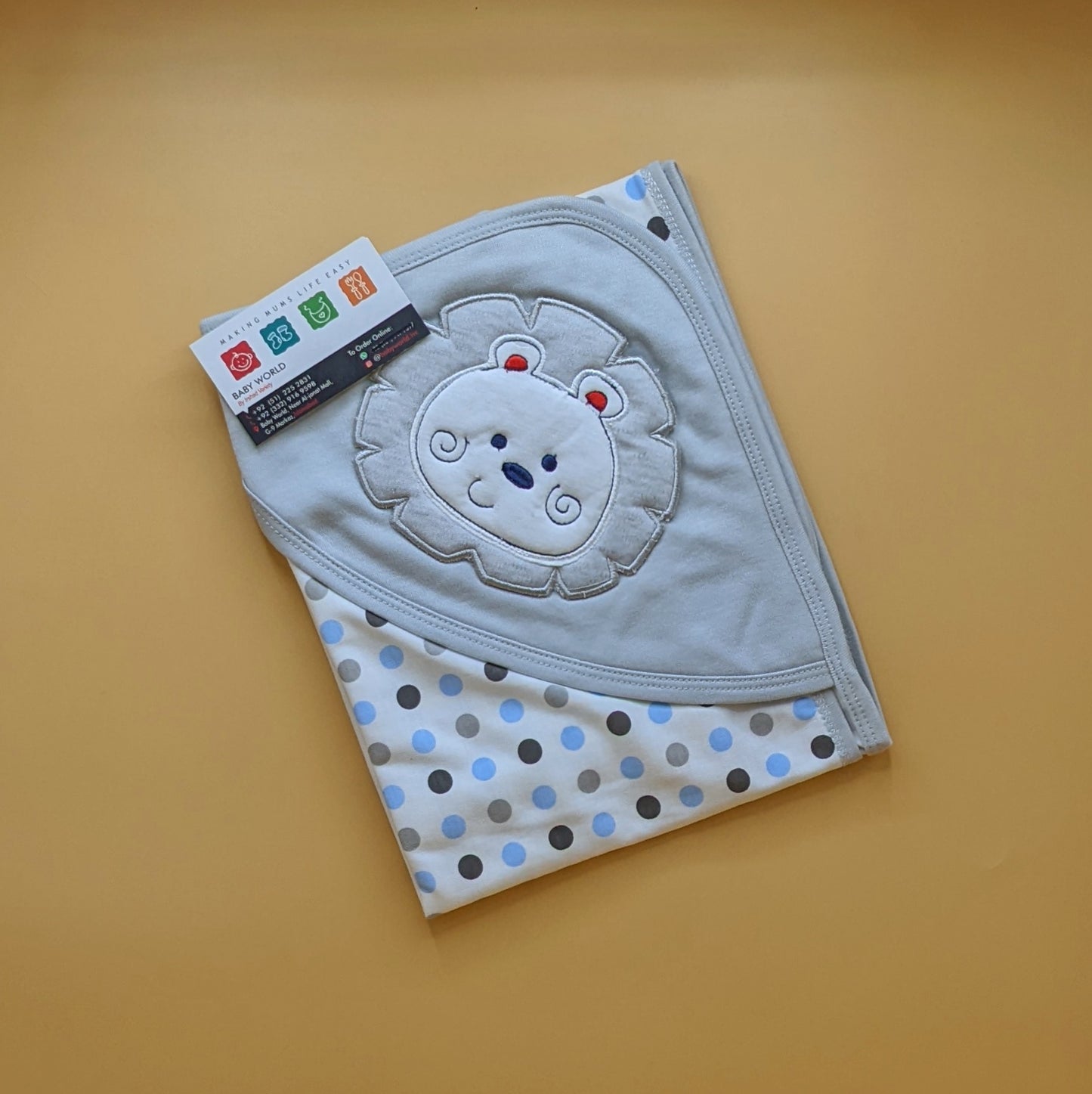 Wrapping Sheet - Lion/Dots