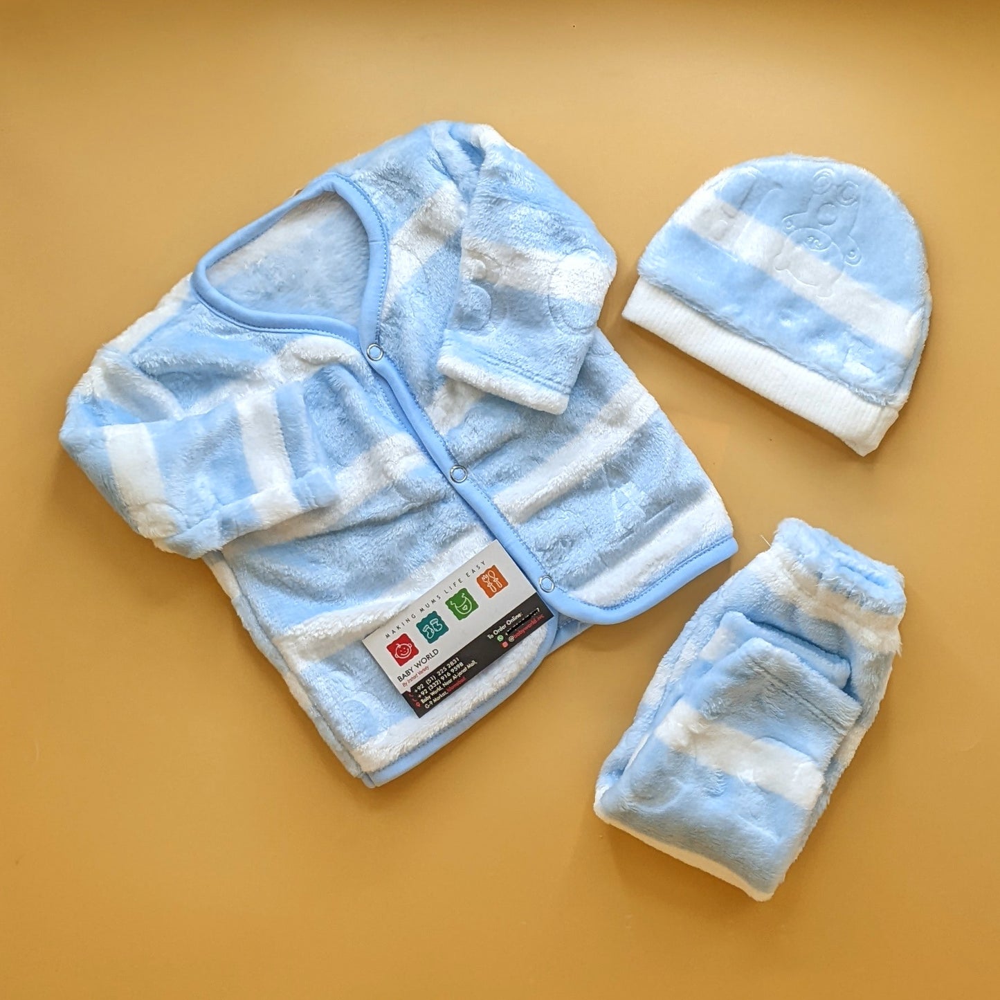 Baby Suit with Cap - Winter - Lines