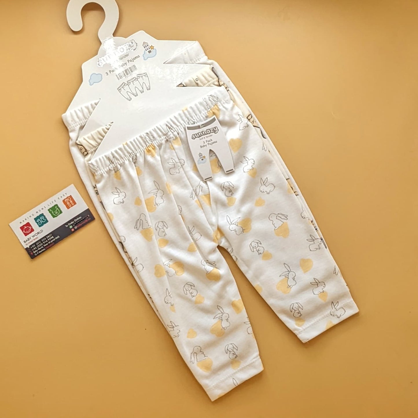 Pack of 3 Pajamas - Rabbit π