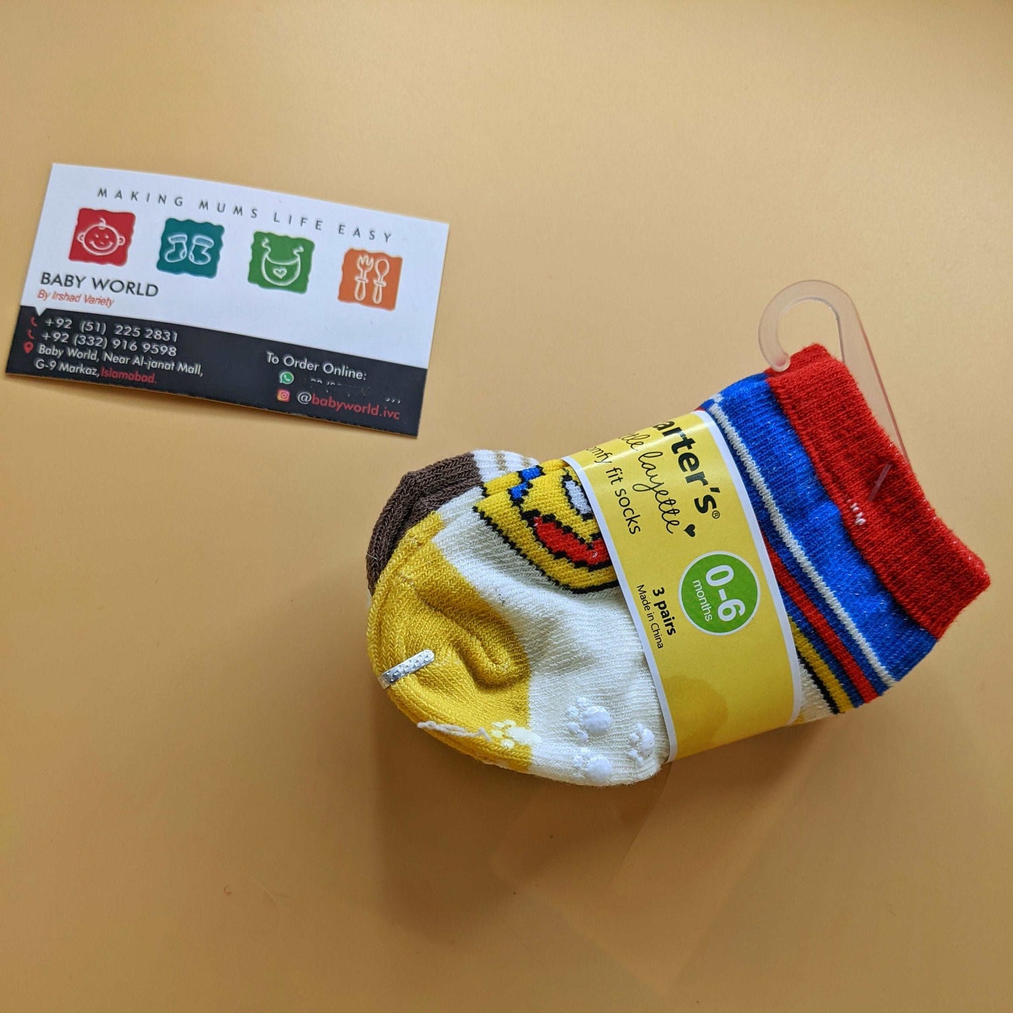 Pack of 3 Baby Socks for Newborn Babies in Pakistan