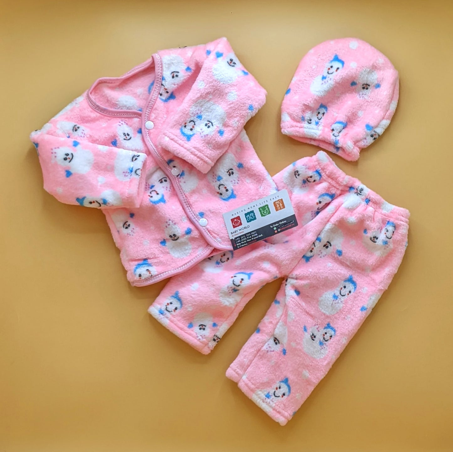 Baby Suit with Cap - Snowman ☃️ - Winter