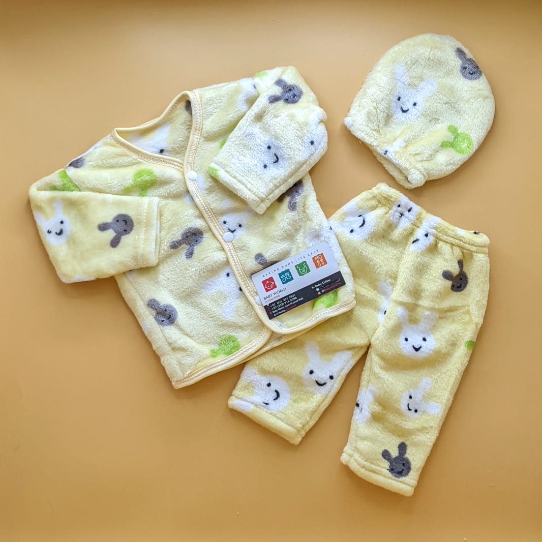 Baby Suit with Cap - Happy Rabbit π° - Winter