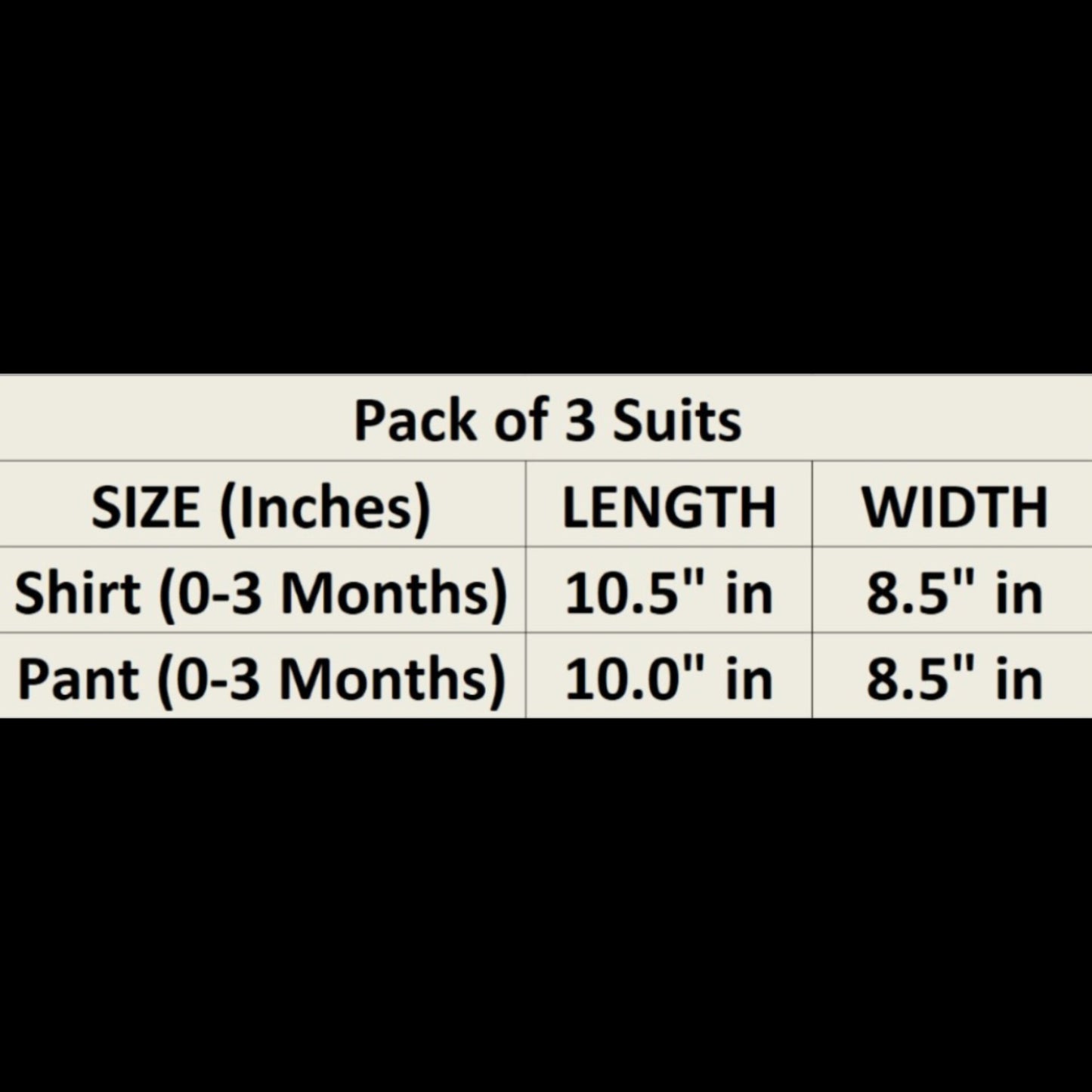 Pack of 3 Suits - Beige/Grey/Peach