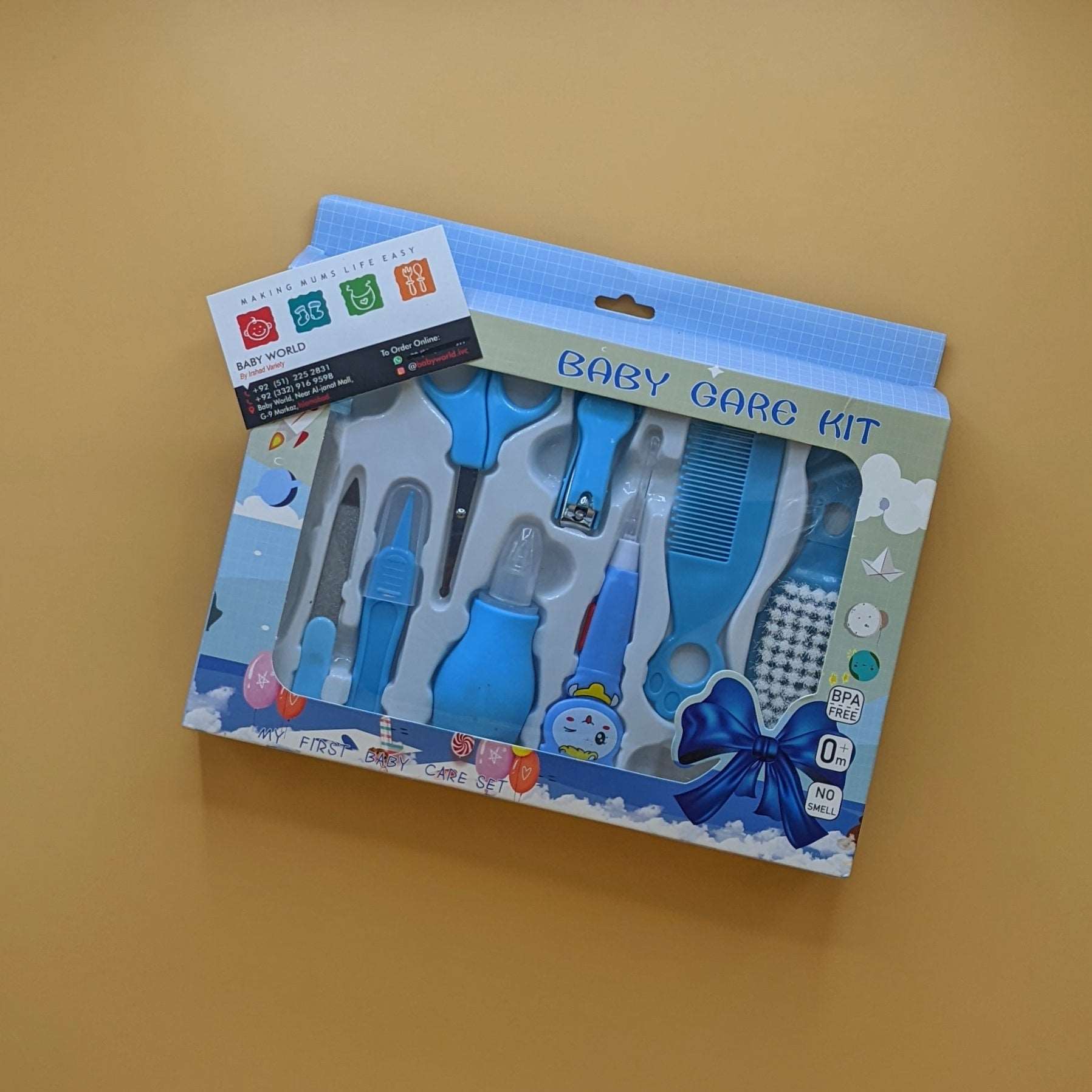 A set of 10 Pieces Manicure Kit for Babies