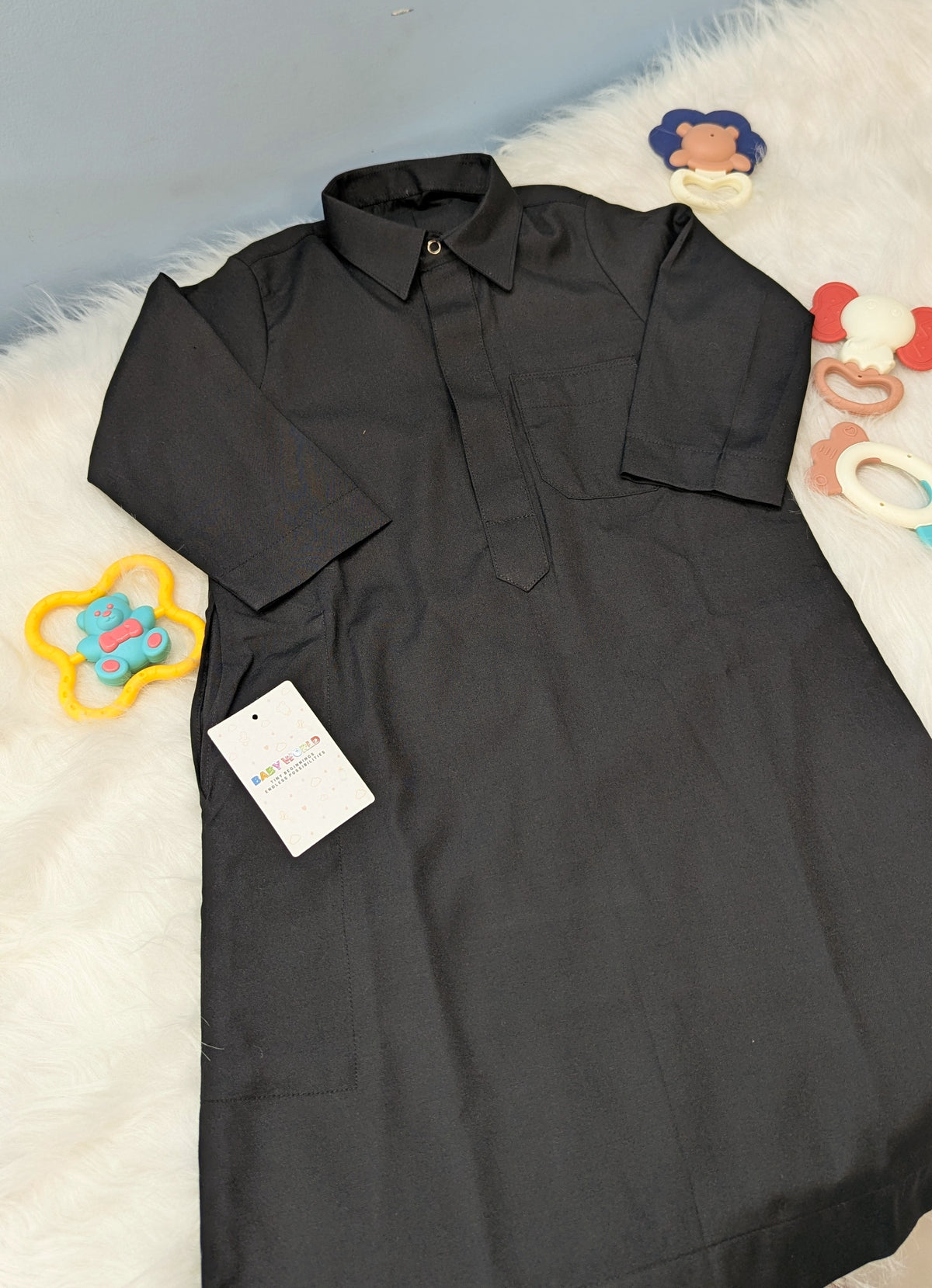 Baby Arabian Thobe - Black