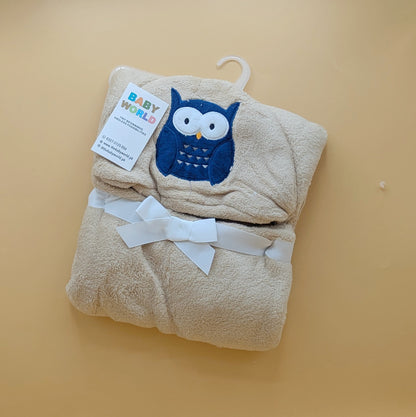 Baby Character Hooded Wrapping Sheet/Blanket - Winter