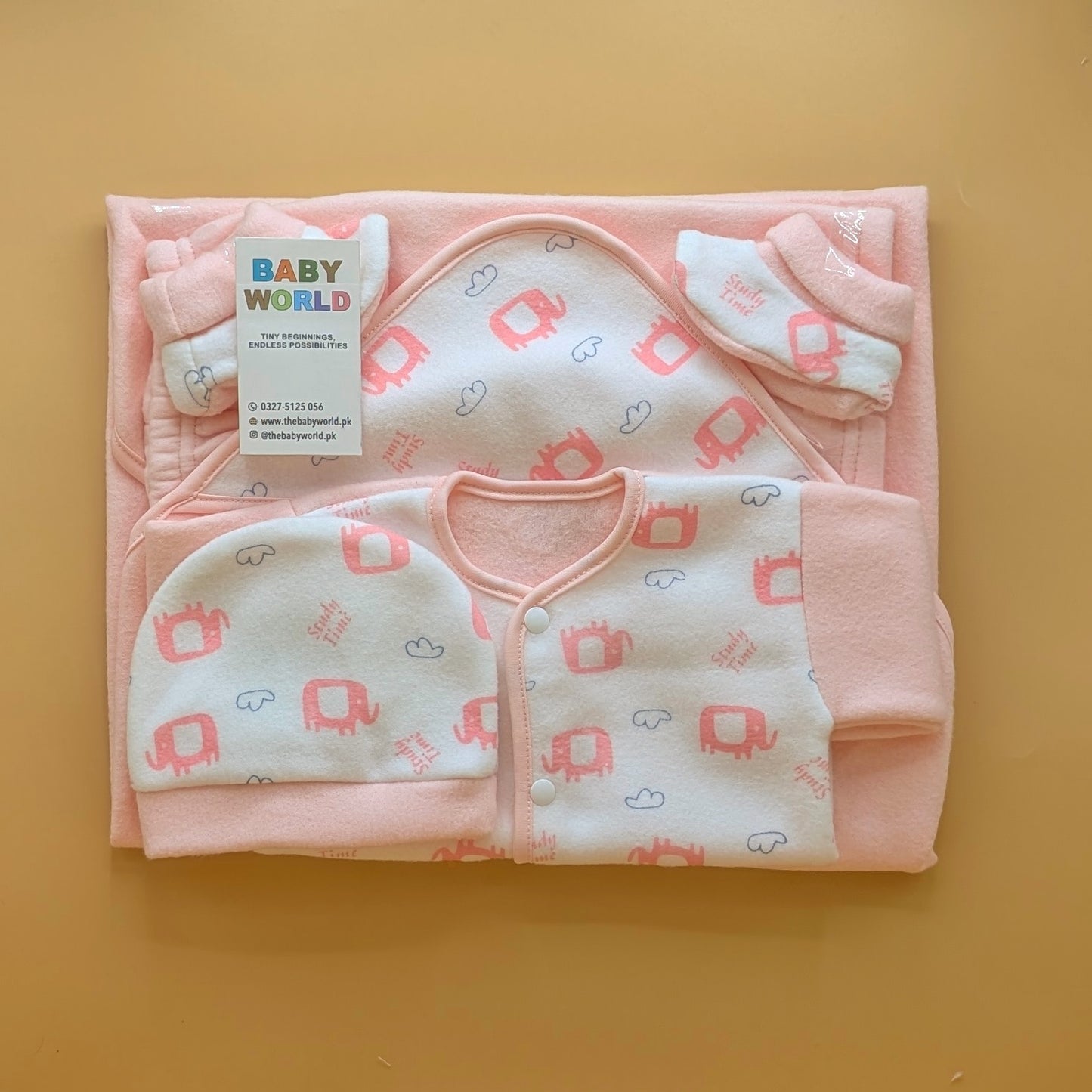 Baby 5 Pieces Starter Set - Winter - Elephant 🐘