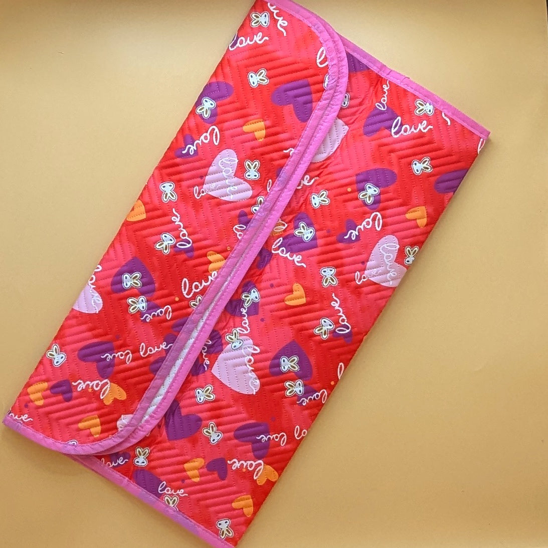 Diaper Changing Sheet - Bunny/Hearts 🐰