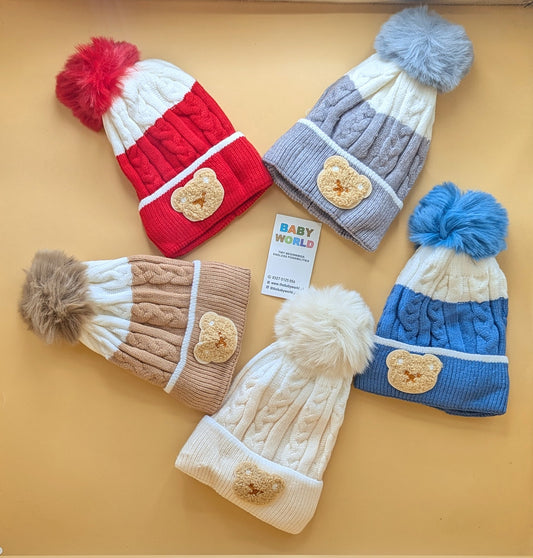 Baby Wool Cap - Panda 🐼 - Winter