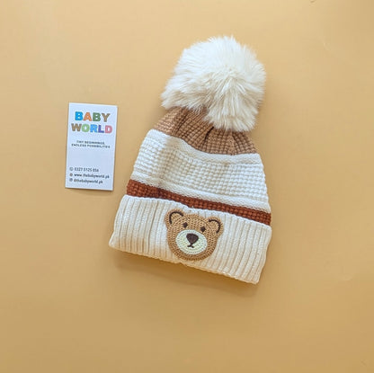 Baby Wool Cap - Bear 🐻 - Winter