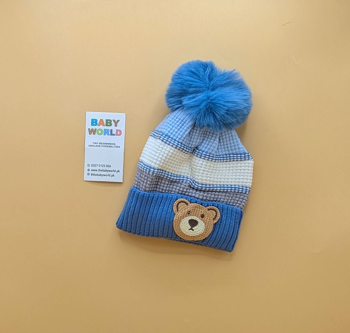 Baby Wool Cap - Bear 🐻 - Winter