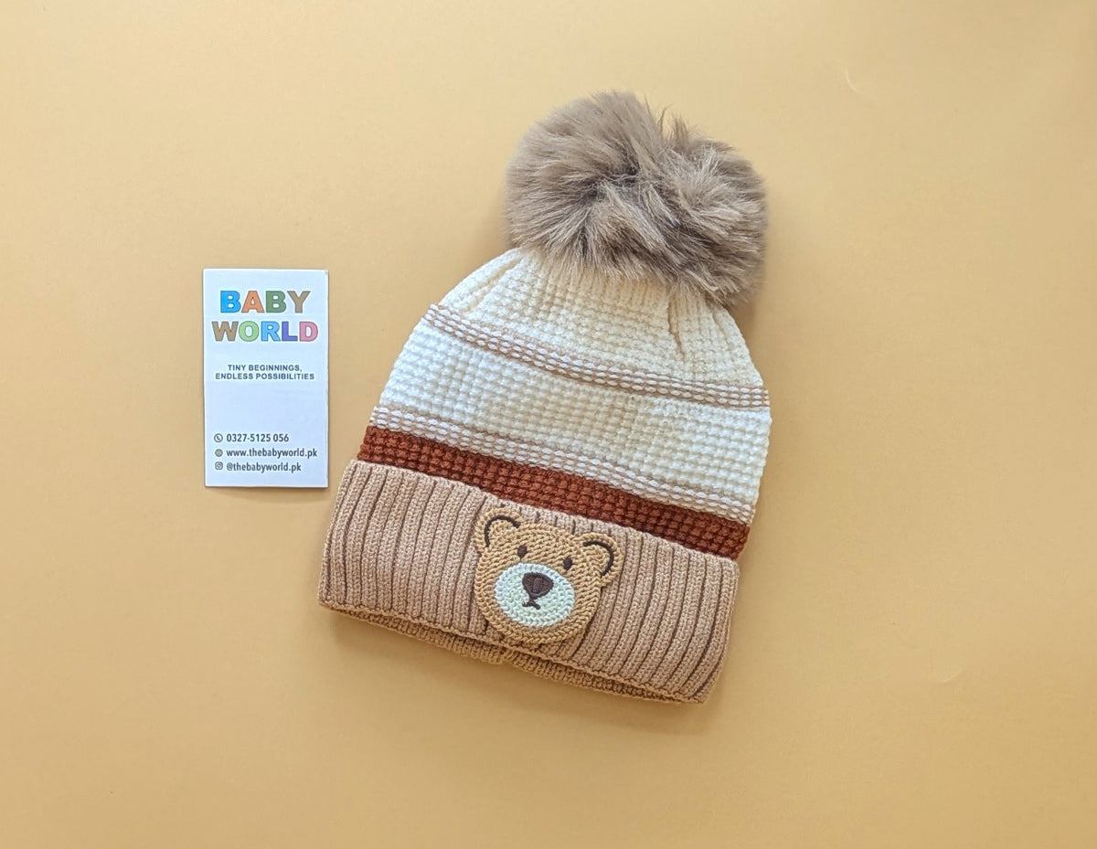 Baby Wool Cap - Bear 🐻 - Winter
