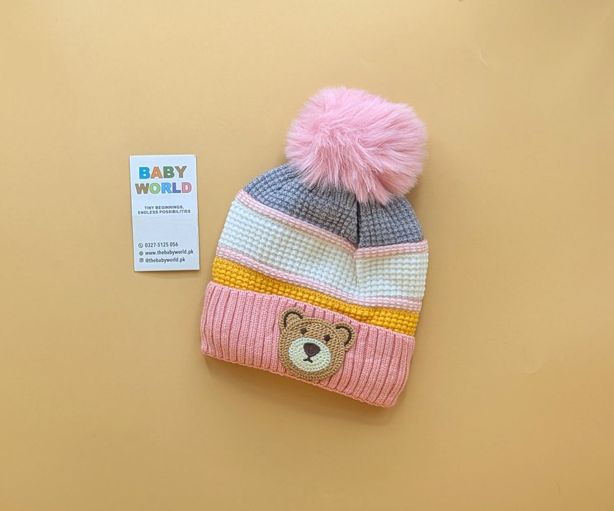 Baby Wool Cap - Bear 🐻 - Winter
