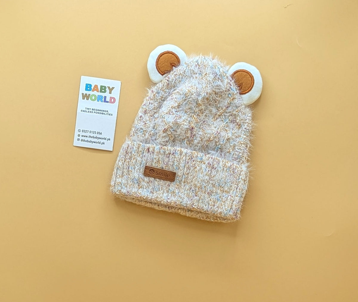 Baby Wool Cap - Smile - Winter