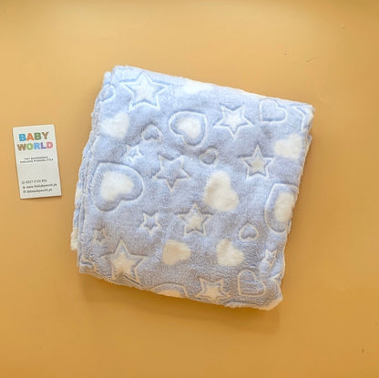 Baby Winter Wrapping Sheet/Ac Blanket - Heart/Star ✨ - Winter
