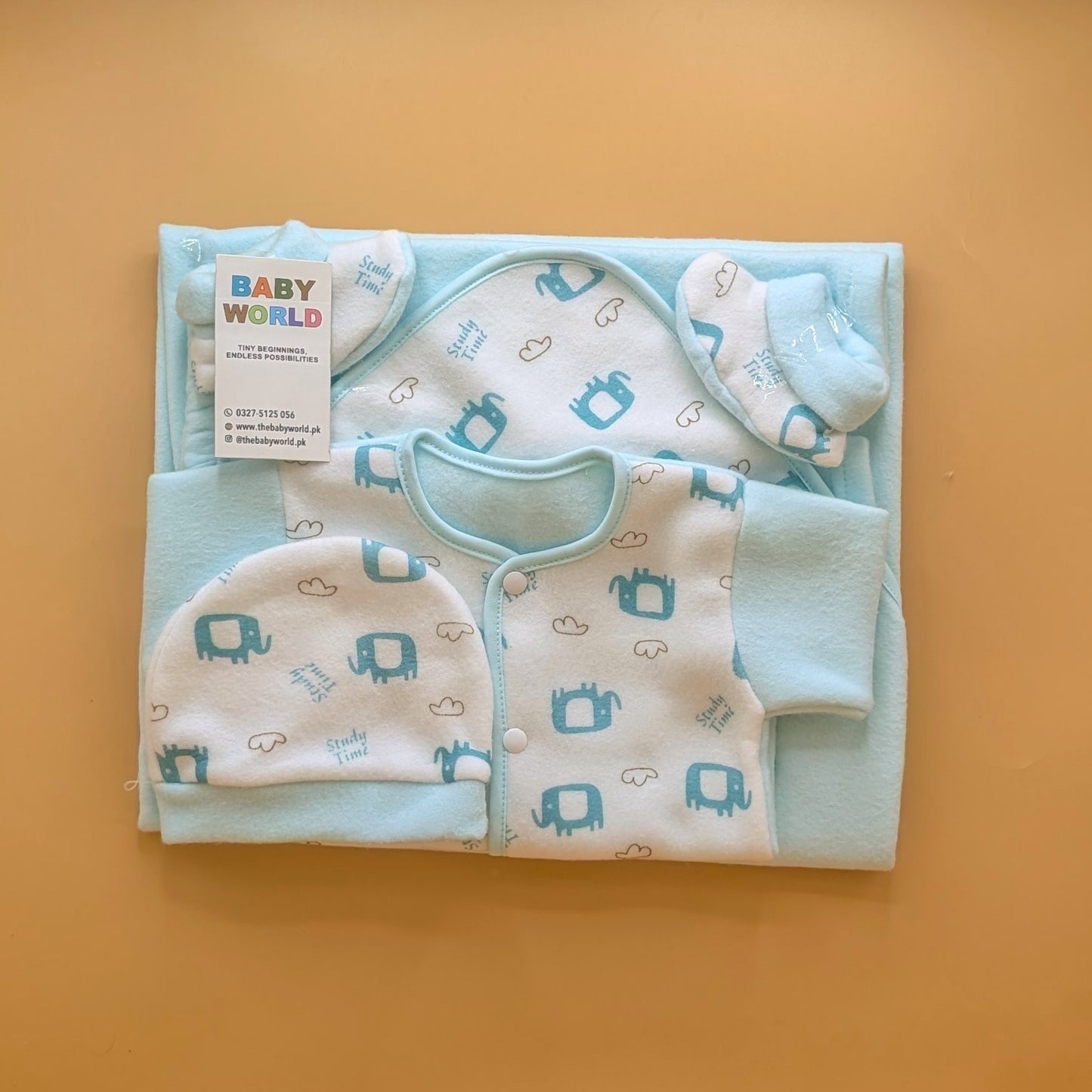 Baby 5 Pieces Starter Set - Winter - Elephant 🐘