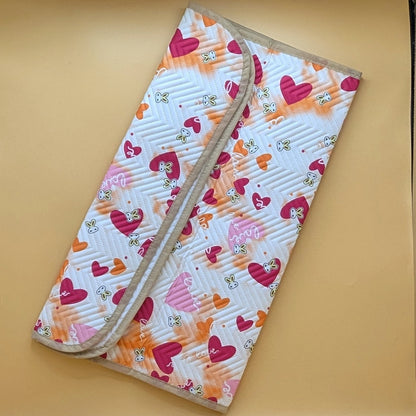 Diaper Changing Sheet - Bunny/Hearts 🐰