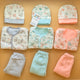 Baby Pack of 3 Suits with Cap - Bear 🐻 - Winter - Grey, Sea Green, Peach