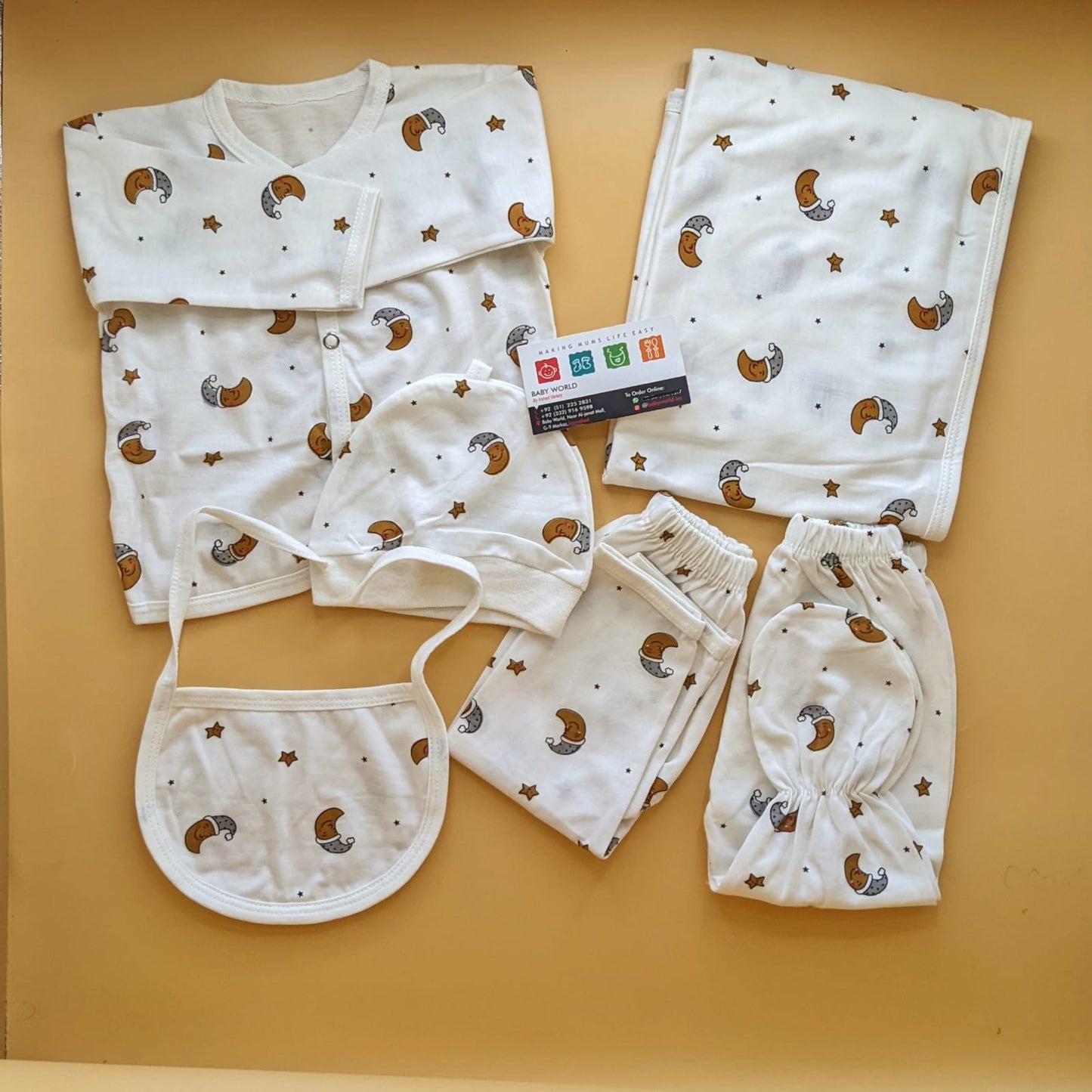 6 Pieces Starter/Suit Set - Moon/Stars