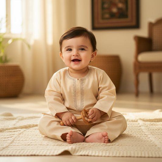 Kameez Shalwar - Light Peach