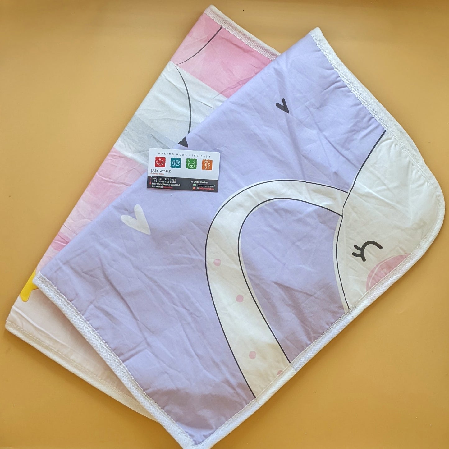 Pack of 2 Diaper changing Sheet - Medium