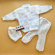 Baby Woolen Knitted Suit with Cap - V-Neck - Winter