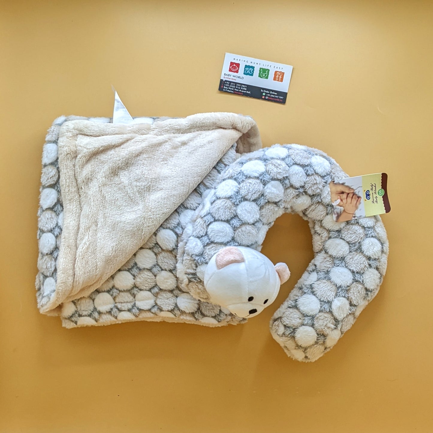 Wrapping Sheet/Blanket with Pillow - Winter