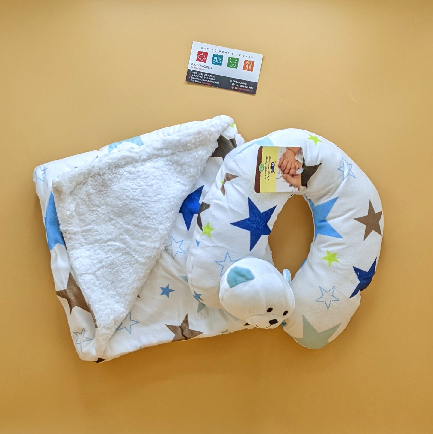 Wrapping Sheet/Blanket with Pillow - Winter
