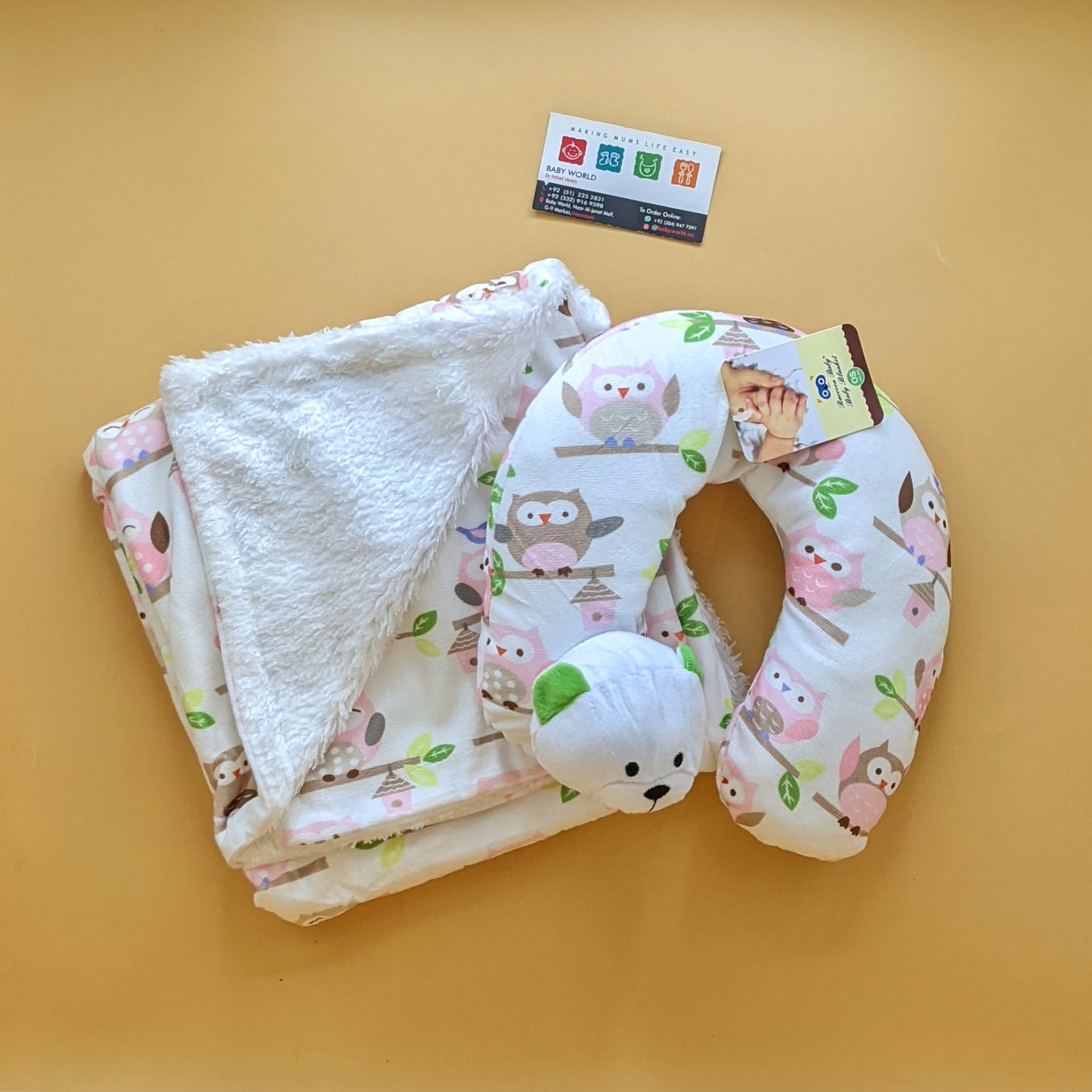 Wrapping Sheet/Blanket with Pillow - Winter