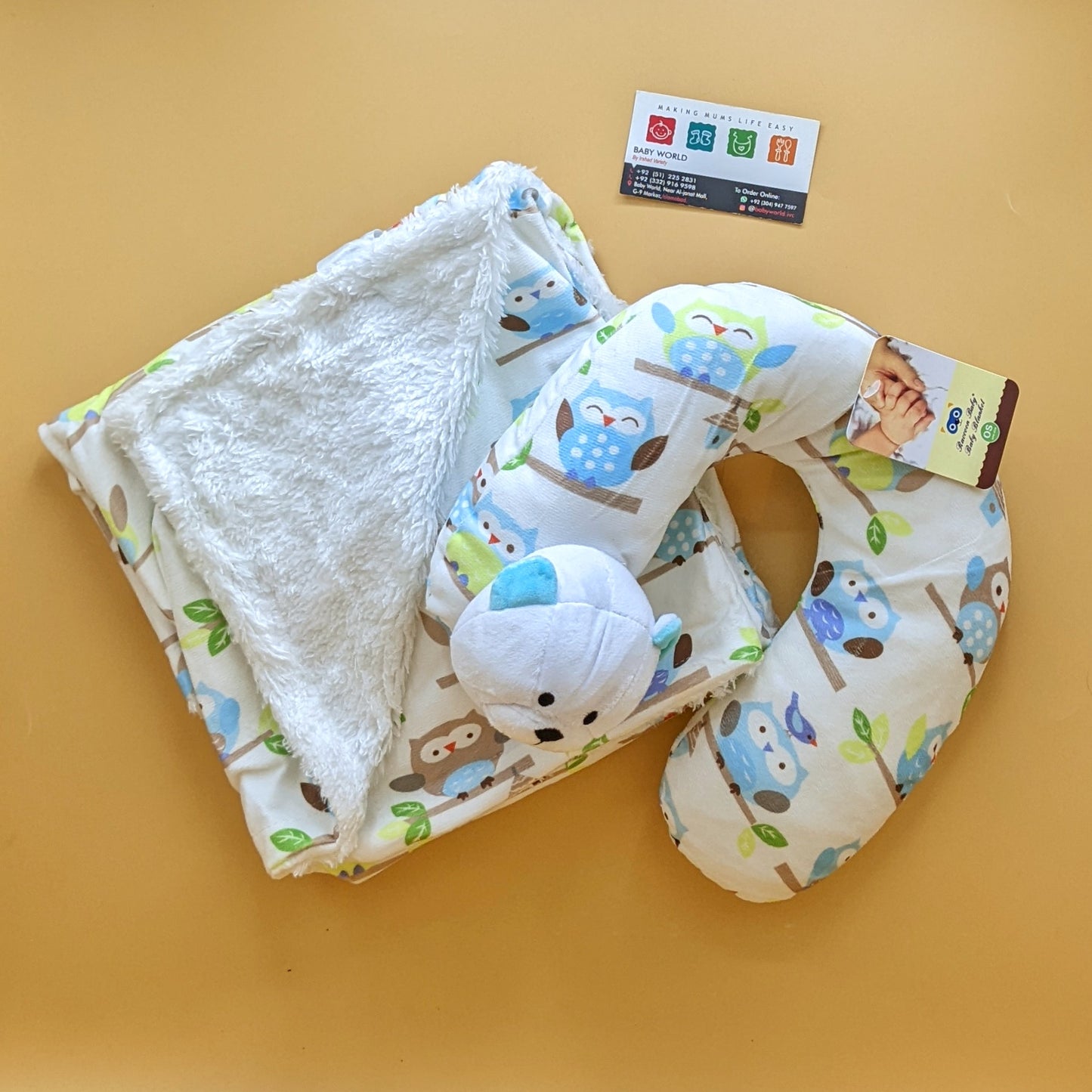Wrapping Sheet/Blanket with Pillow - Winter