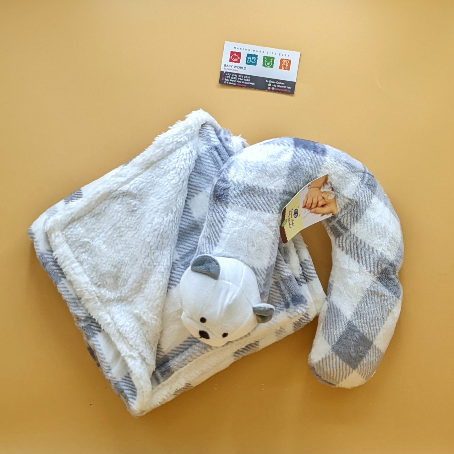 Wrapping Sheet/Blanket with Pillow - Winter