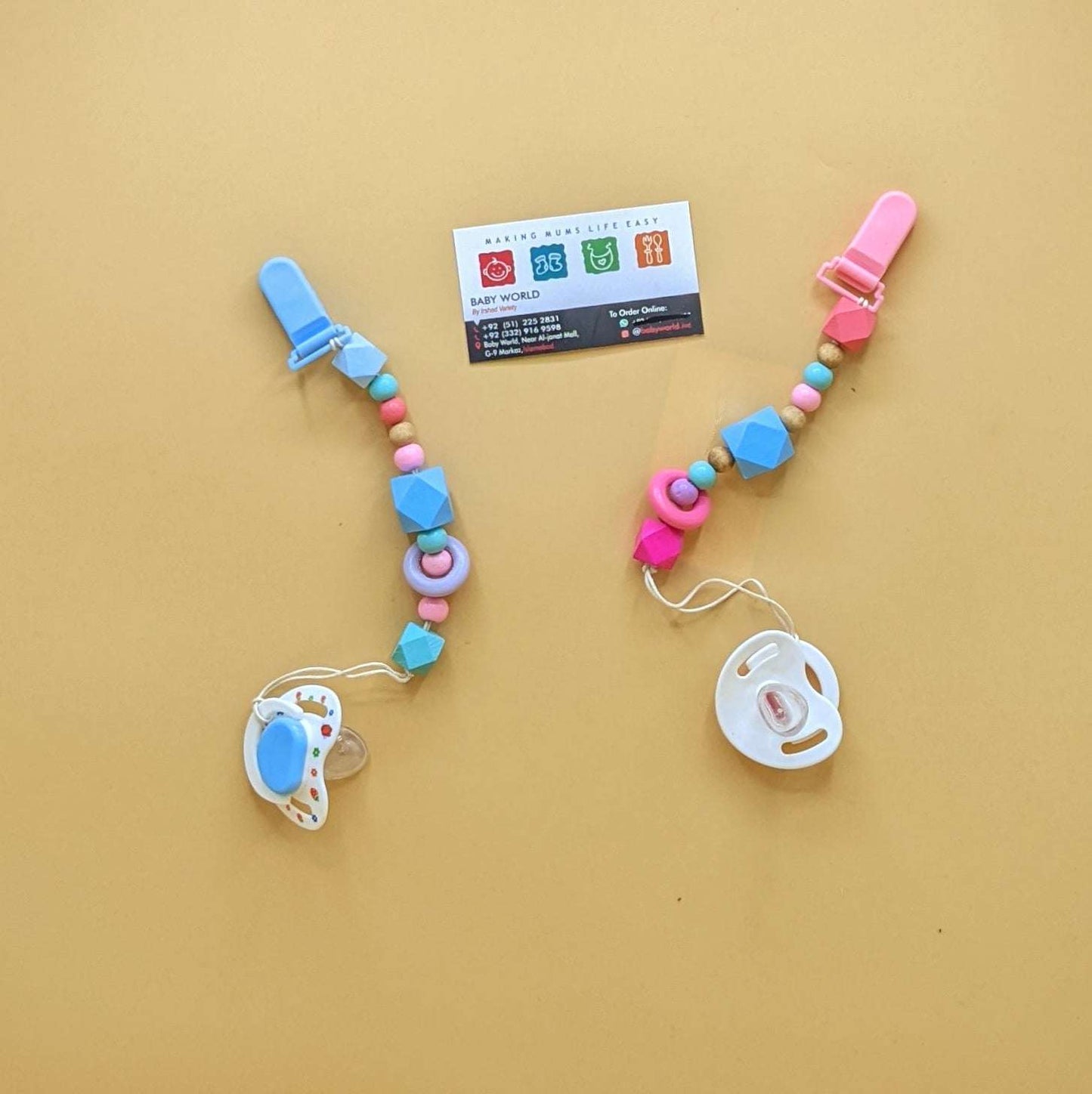 Pacifier with Chain for Babies