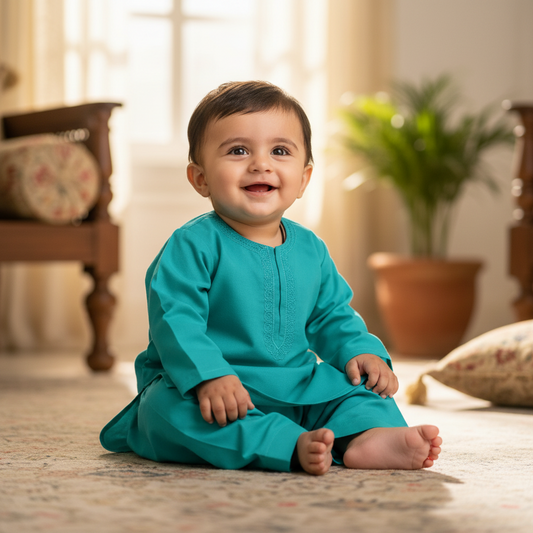 Kameez Shalwar - Turquoise