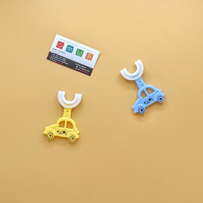 A set of U shaped Toothbrush for Newborns
