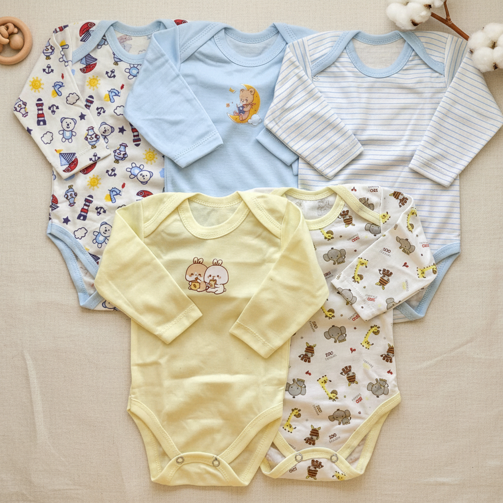 Bodysuits Blue Yellow