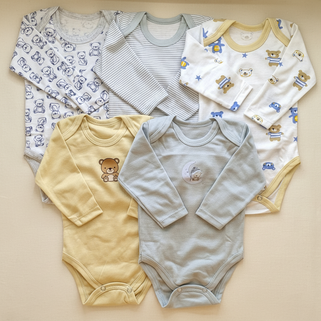Bodysuits Flat Lay