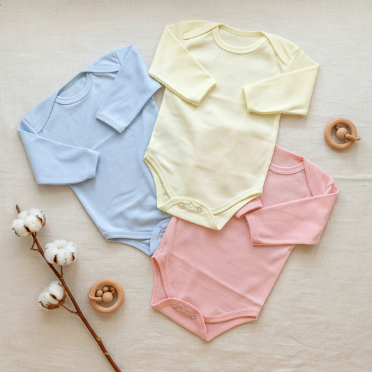 Bodysuits Multicolor Flat Lay