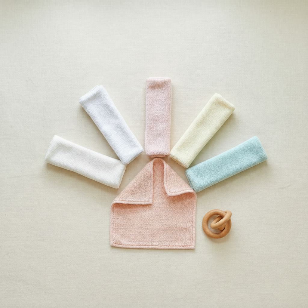 Face Towels Flat Lay