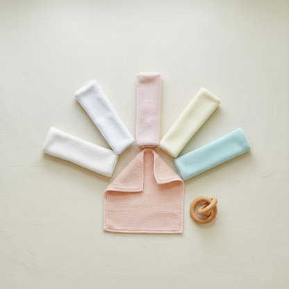 Face Towels Flat Lay