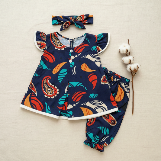 Frock with Pants & Headband - Pattern