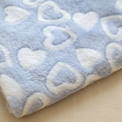 Hearts Blanket Close-up