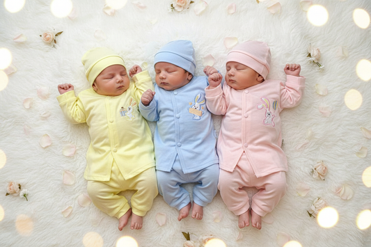 Pack of 3 Suits - Blue, Yellow & Pink