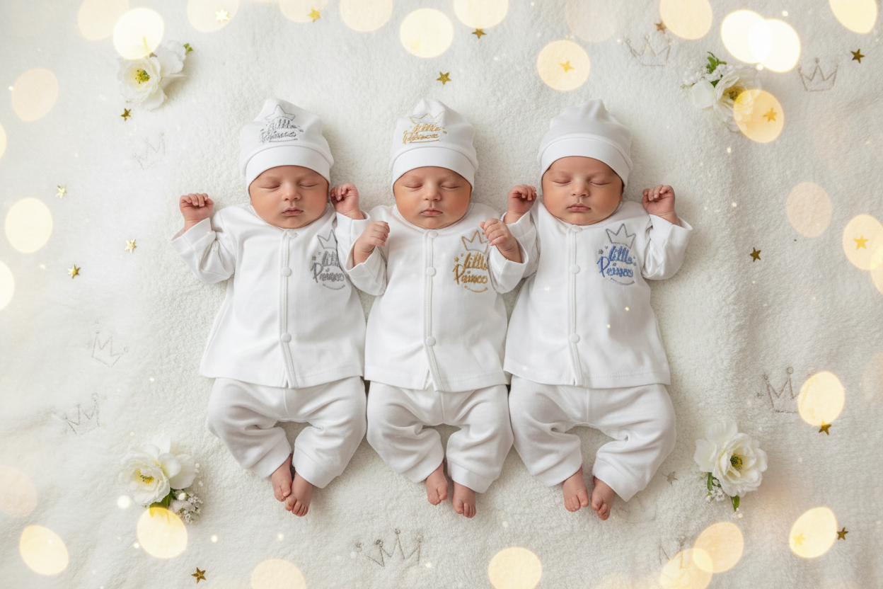 Pack of 3 Suits - White Little Prince