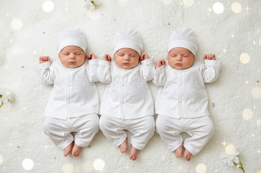 Pack of 3 Suits - White