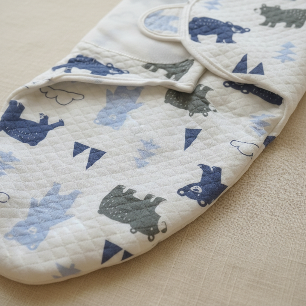 Quilted Swaddle Close-up