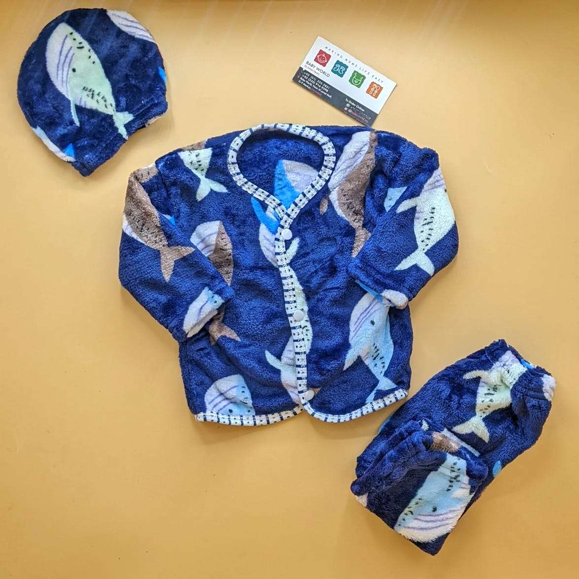 Baby Suit with Cap - Shark 🦈 - Winter