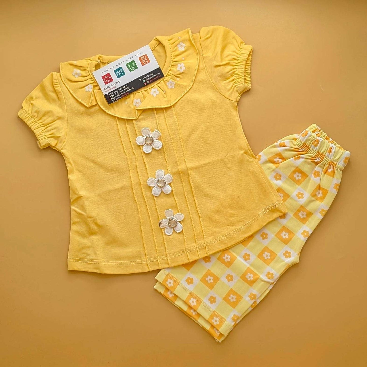 Baby Co-ord Set - Sunflower