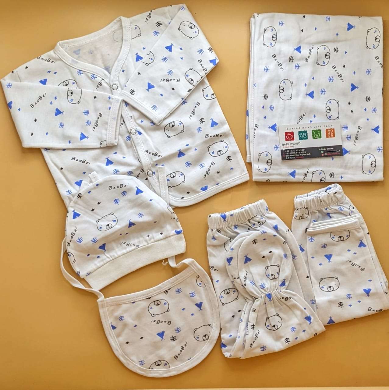 6 Pieces Starter/Suit Set - Bear/Trees 🌲