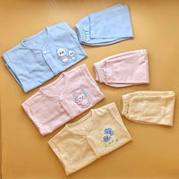 Pack of 3 Suits - Blue/Beige/Pink